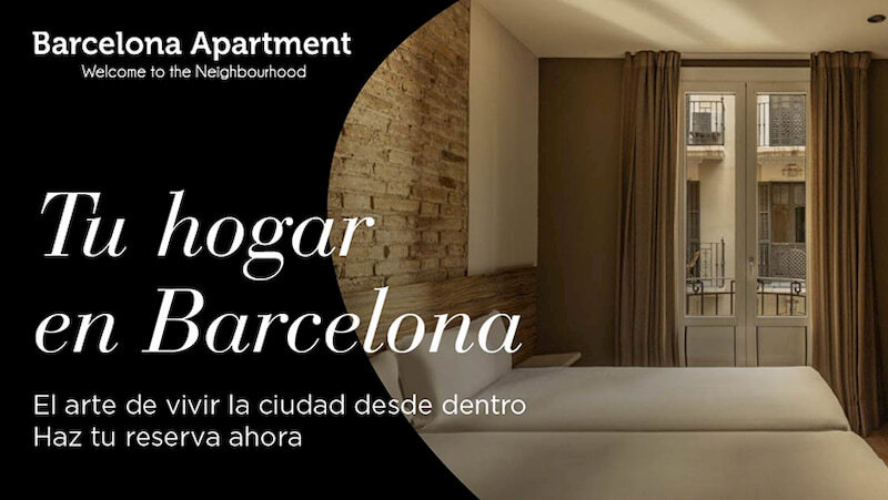 ejemplo de publicidad en CTV de Barcelona Aparment