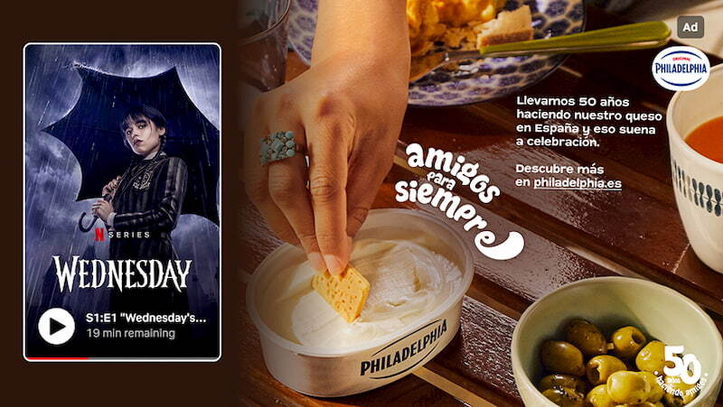 ejemplo de publicidad CTV para Philadelphia